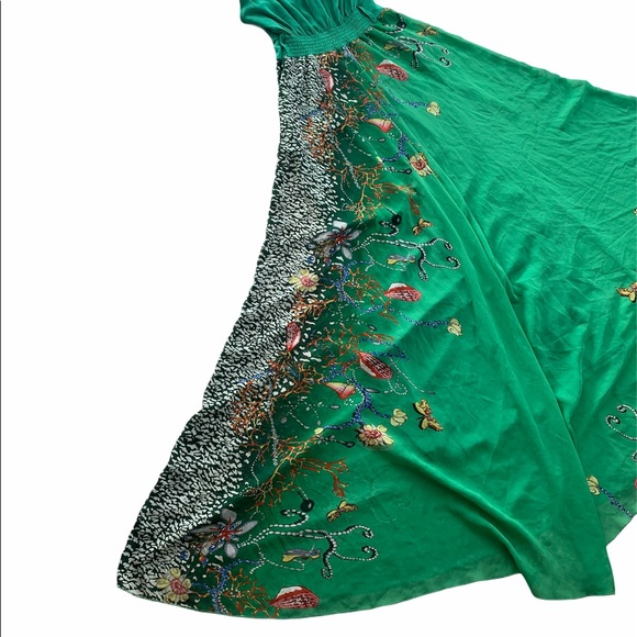 Lily’s Fashion Elegant Flowing Coral Reef Dress M - Picture 3 of 9